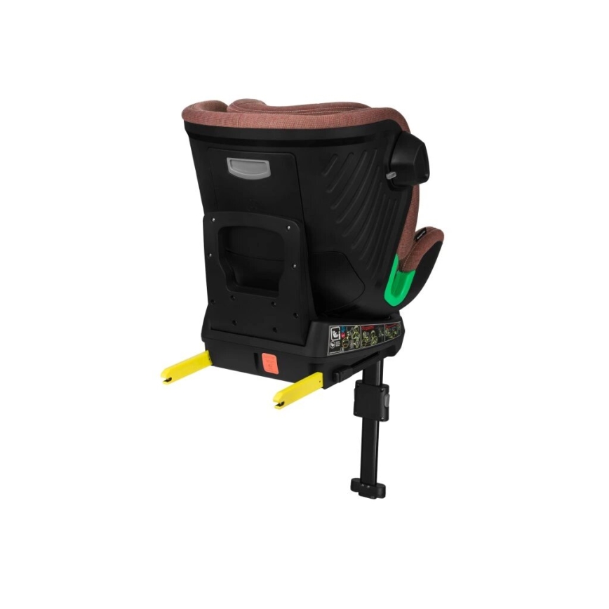 Lionelo - Bilbarnstol med bas swivel HARMONY i-Storlek 40-150 cm tegelsten