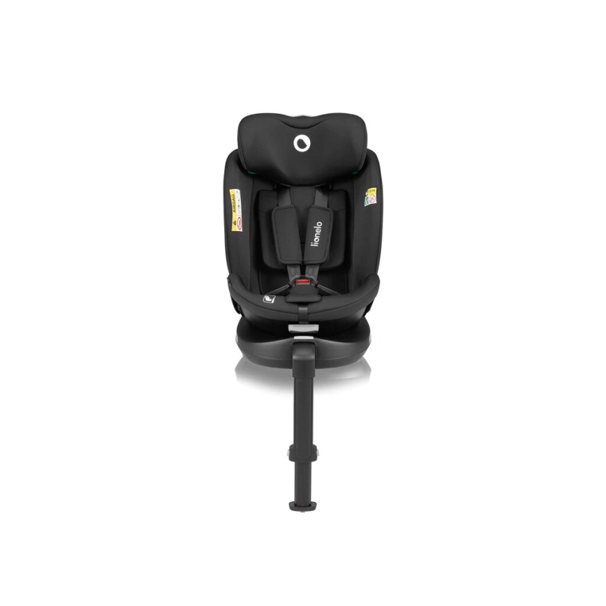 Lionelo - Bilbarnstol med bas swivel NAVY i-Storlek 40-150 cm svart