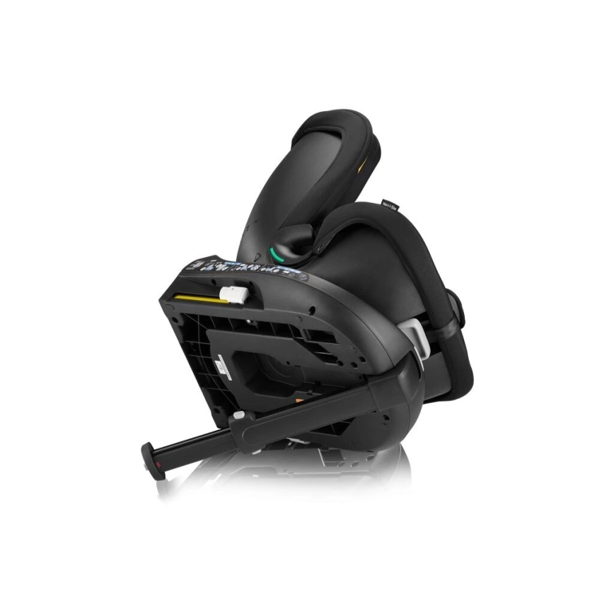Lionelo - Bilbarnstol med bas swivel NAVY i-Storlek 40-150 cm svart
