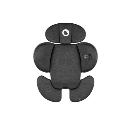 Lionelo - Bilbarnstol med bas swivel NAVY i-Storlek 40-150 cm svart/röd