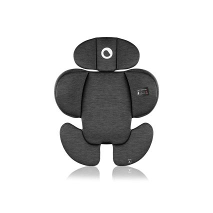 Lionelo - Bilbarnstol med bas swivel NAVY i-Storlek 40-150 cm svart/rosa