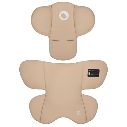 Lionelo - Bilbarnstol med roterbar bas ASTRID SET i-Size 40-87 cm Beige sand