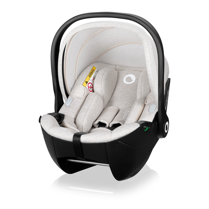 Lionelo - Bilbarnstol MOXIE i-Size 40-87 cm Sandbeige