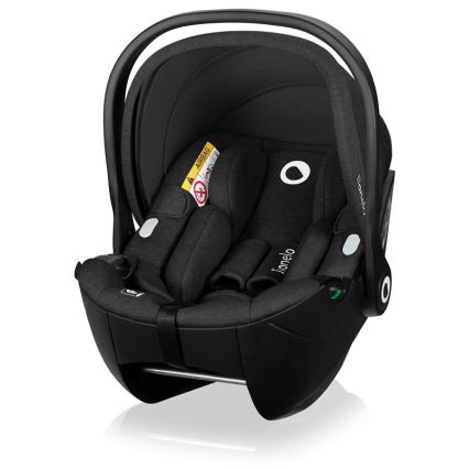 Lionelo - Bilbarnstol MOXIE i-Size 40-87 cm Svart Onyx