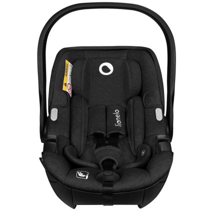 Lionelo - Bilbarnstol MOXIE i-Size 40-87 cm Svart Onyx