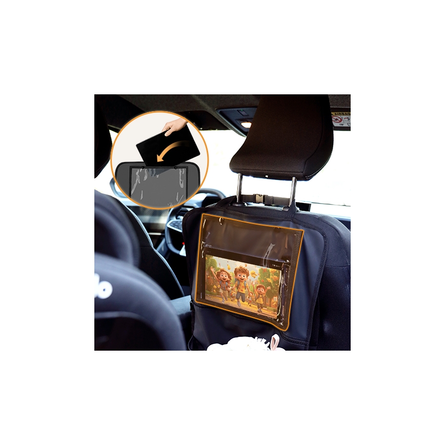 Lionelo - Bilorganisatör SEAT ORGANIZER Grå