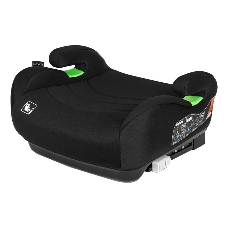 Lionelo - Bilstol LUUK FIX i-Storlek 125-150 cm svart