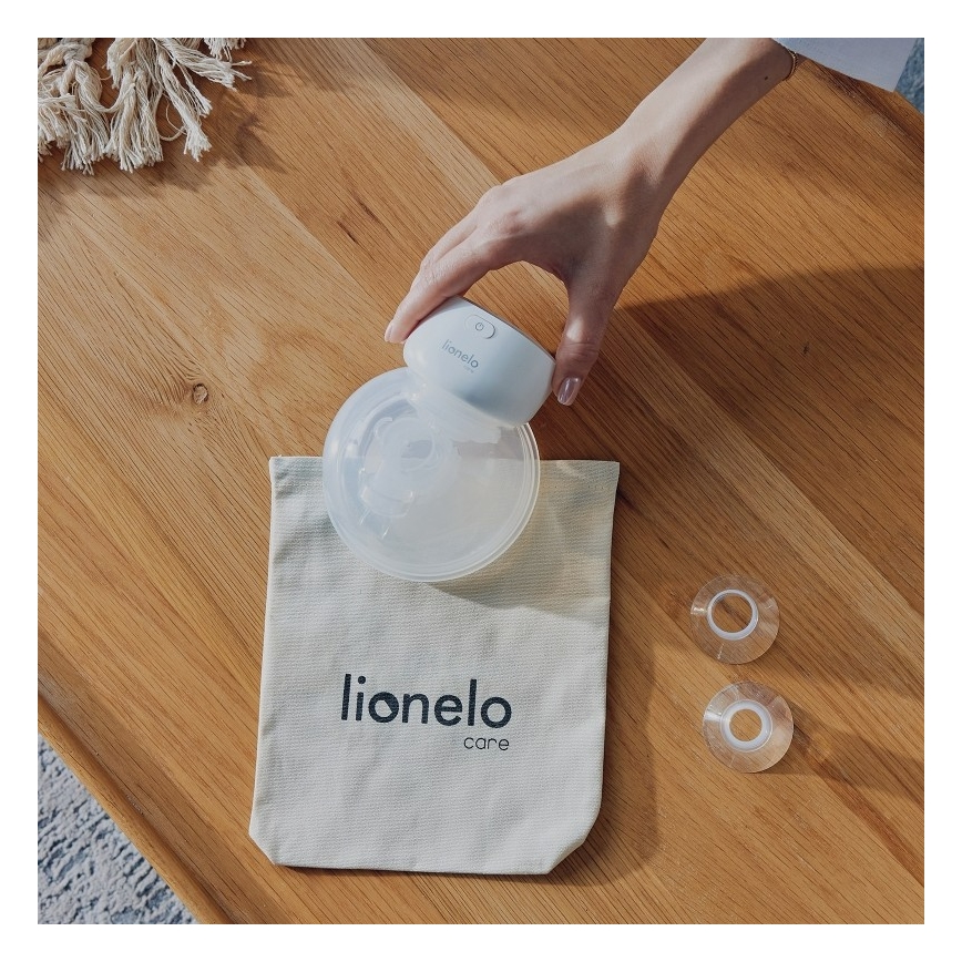 Lionelo - Elektrisk uppladdningsbar bröstpump FIDI FREE SIMPLE 5V 1000 mAh 180 ml