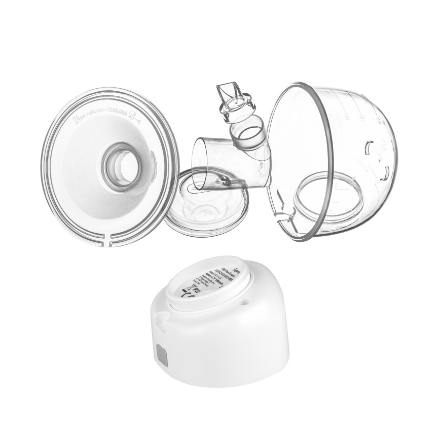 Lionelo - Elektrisk uppladdningsbar bröstpump FIDI FREE SIMPLE 5V 1000 mAh 180 ml