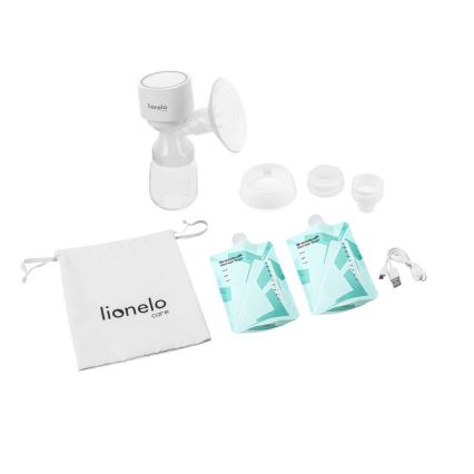 Lionelo - Elektrisk uppladdningsbar bröstpump för bröstmjölk FIDI ONE 5V 1000 mAh 180 ml