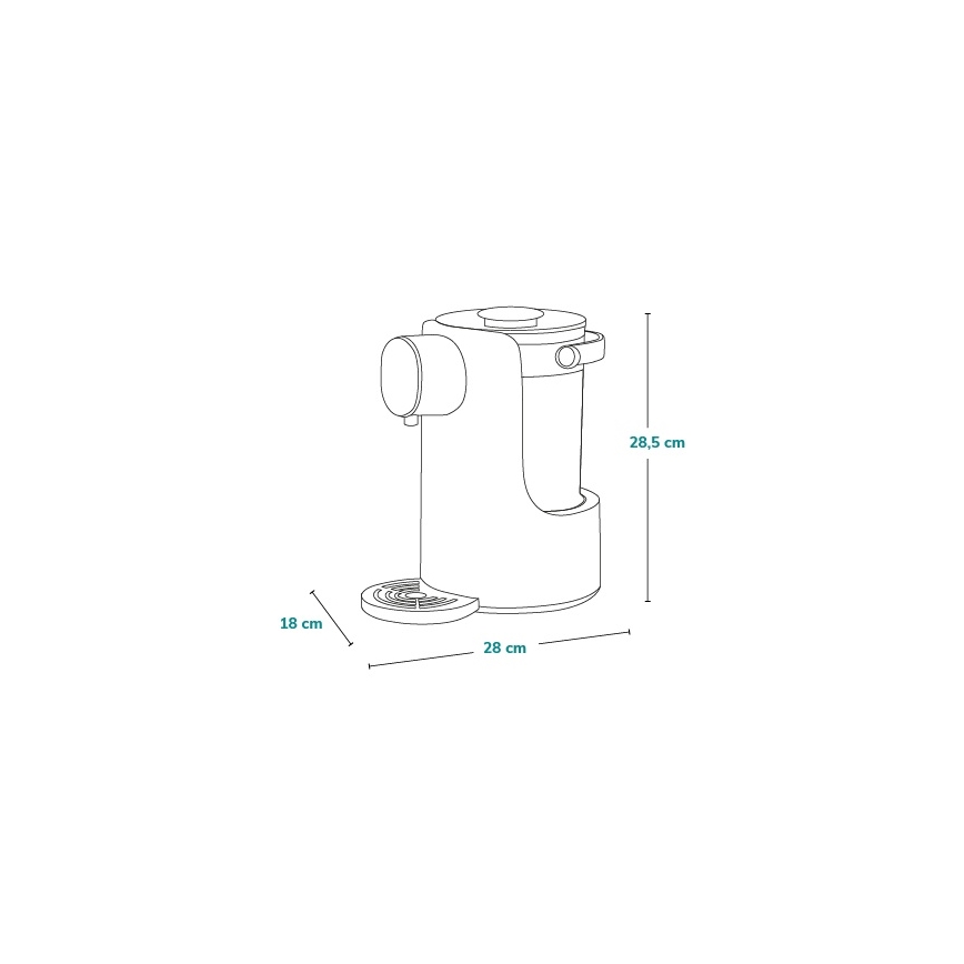Lionelo - Flaskvärmare BABYPRESTO 1000W/230V vit