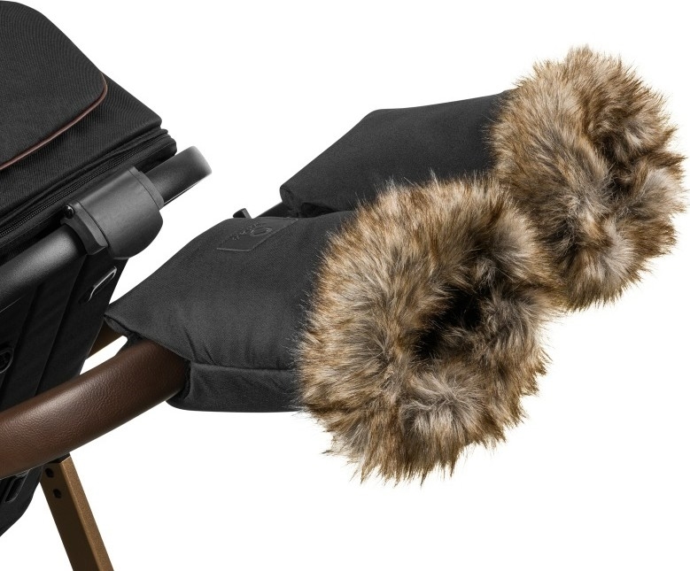 Lionelo - Handmuff till barnvagn HANDMUFF Svart