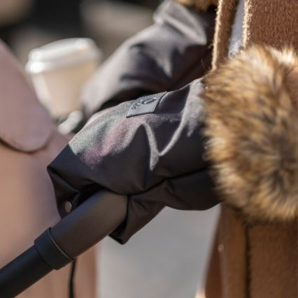 Lionelo - Handmuff till barnvagn HANDMUFF Svart