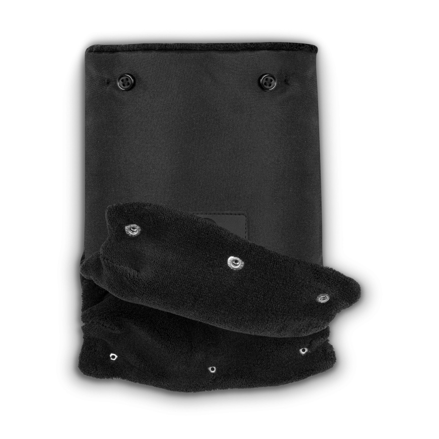 Lionelo - Handmuff till barnvagn HANDMUFF Svart