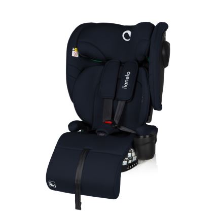 Lionelo - Hopfällbar bilbarnstol NELLY i-Size 76-150 cm Navyblå