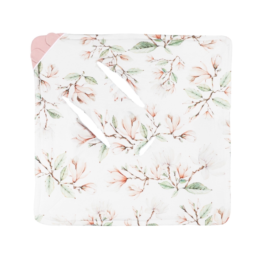 Lionelo - Insvepningsfilt för bilbarnstol TRAVEL SWADDLE 90x90 cm Beige Magnolia