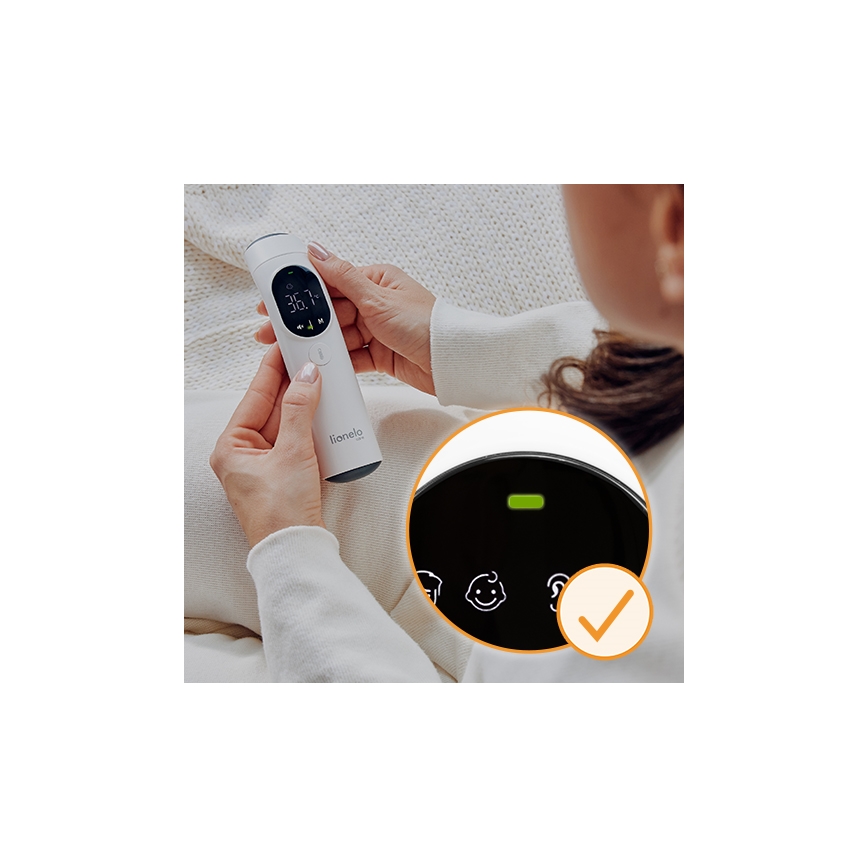 Lionelo - Infraröd termometer FEVERSCAN 2xAAA