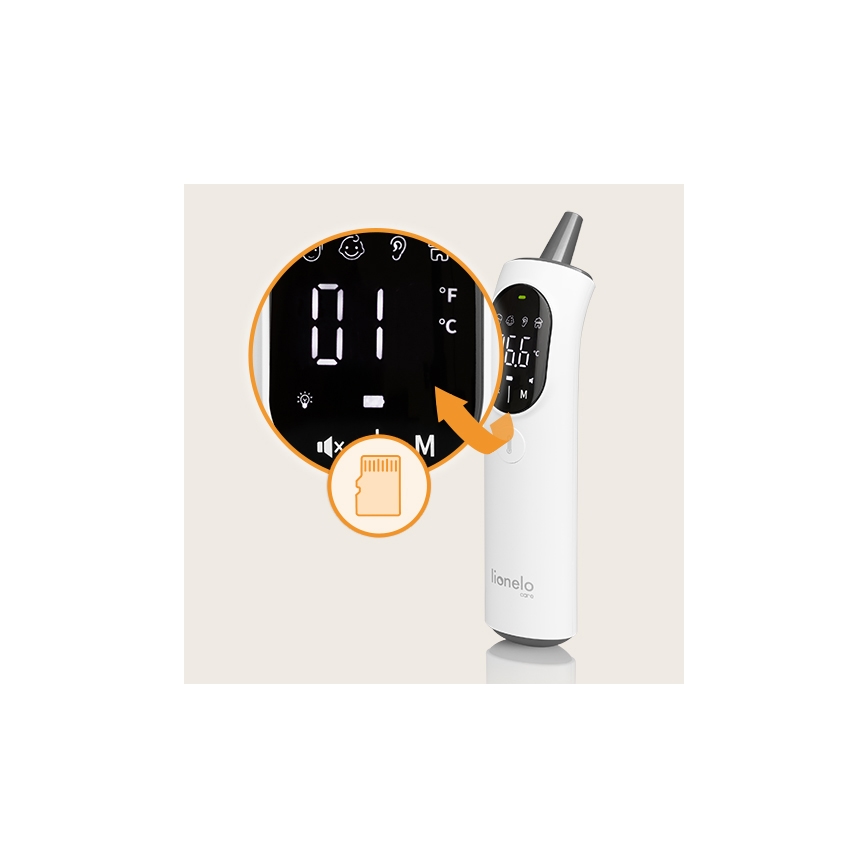 Lionelo - Infraröd termometer FEVERSCAN 2xAAA