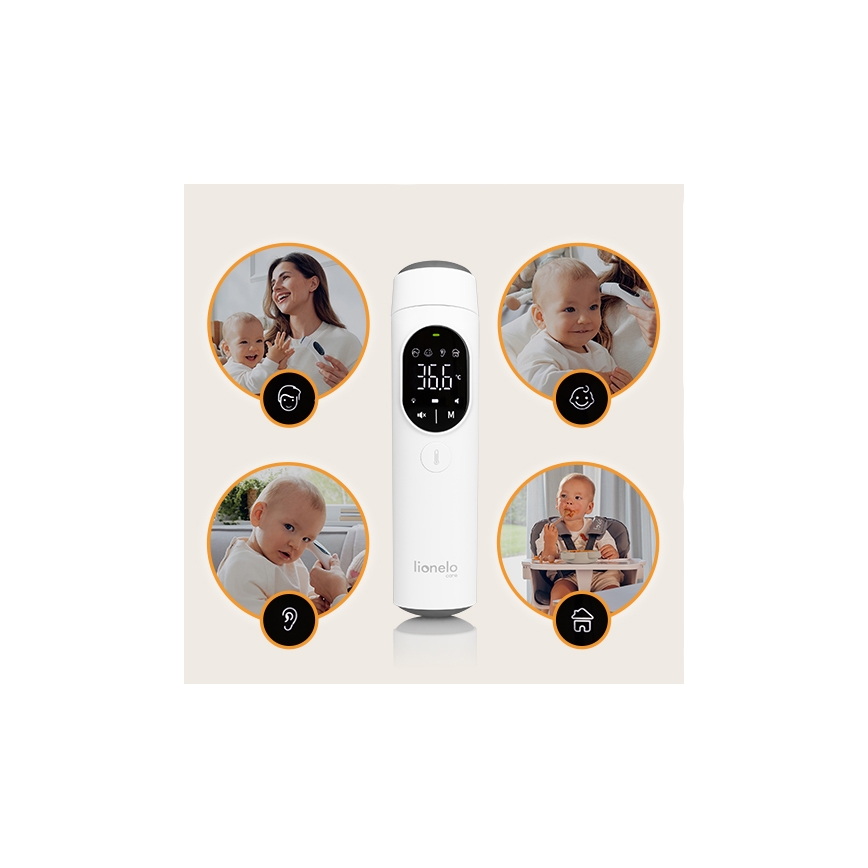 Lionelo - Infraröd termometer FEVERSCAN 2xAAA