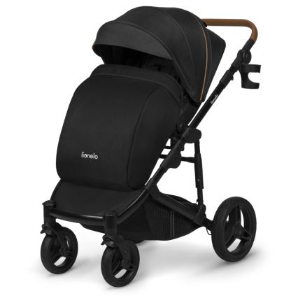 Lionelo - Kombinationsvagn 3-i-1 MARI TOUR Svart Onyx