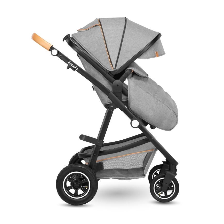 Lionelo - Kombinerad 2-i-1-barnvagn AMBER Grey Stone