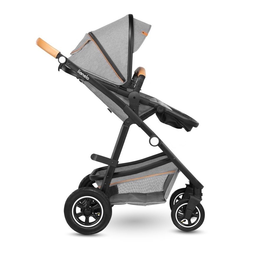 Lionelo - Kombinerad 2-i-1-barnvagn AMBER Grey Stone