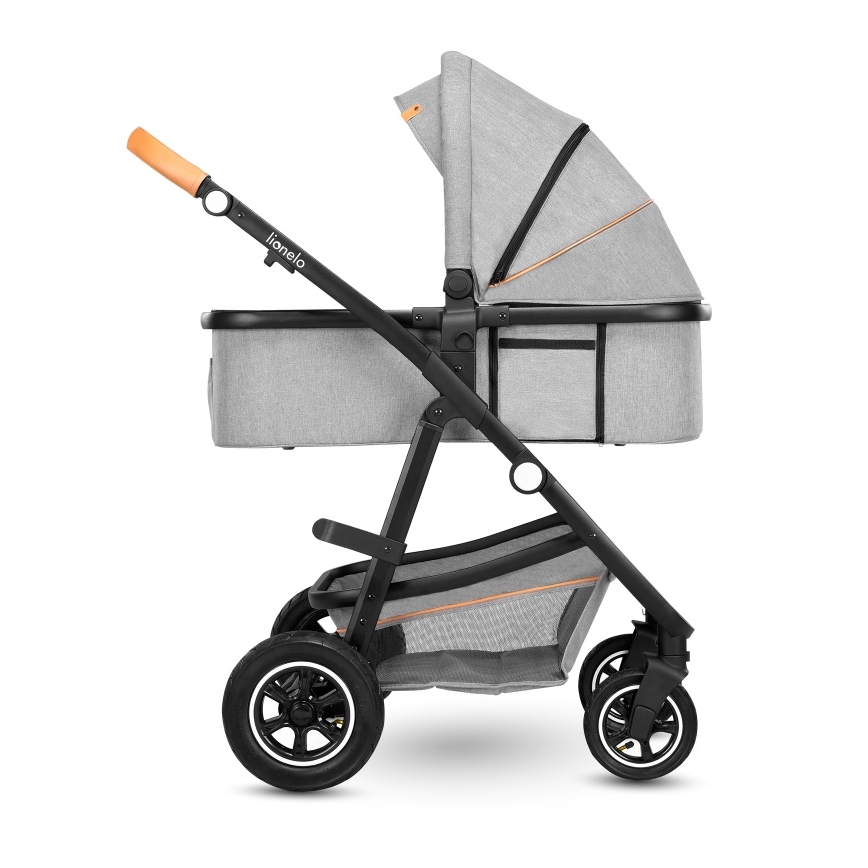Lionelo - Kombinerad 2-i-1-barnvagn AMBER Grey Stone