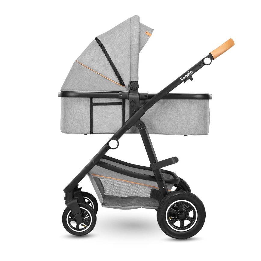 Lionelo - Kombinerad 2-i-1-barnvagn AMBER Grey Stone