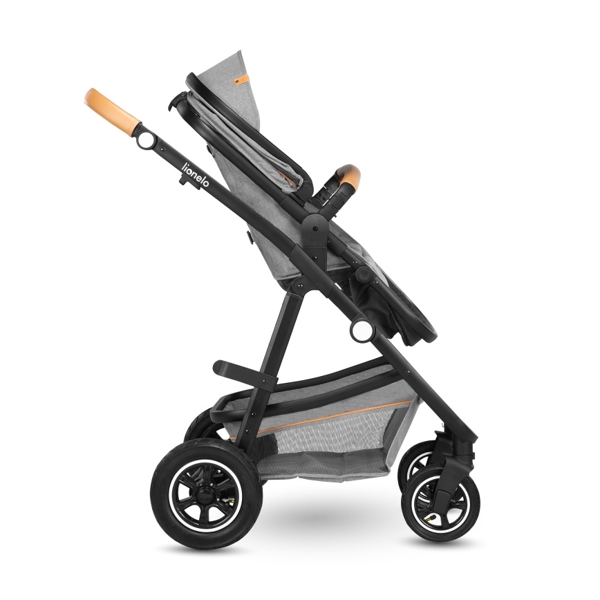 Lionelo - Kombinerad 2-i-1-barnvagn AMBER Grey Stone