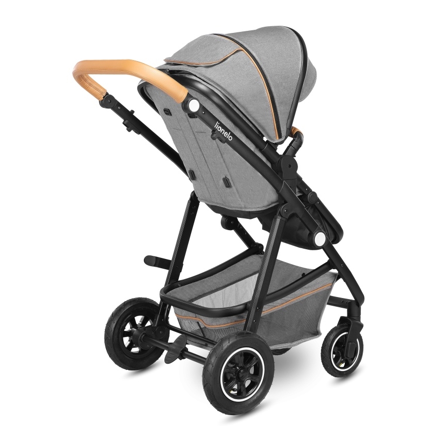 Lionelo - Kombinerad 2-i-1-barnvagn AMBER Grey Stone