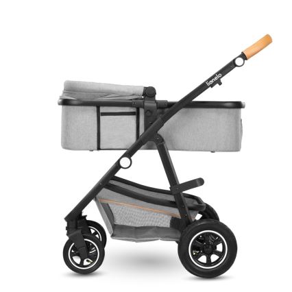 Lionelo - Kombinerad 2-i-1-barnvagn AMBER Grey Stone