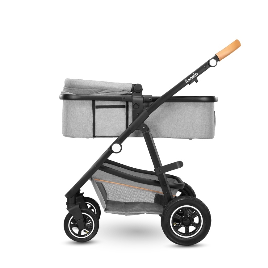 Lionelo - Kombinerad 2-i-1-barnvagn AMBER Grey Stone