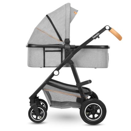 Lionelo - Kombinerad 2-i-1-barnvagn AMBER Grey Stone