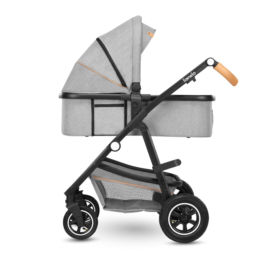 Lionelo - Kombinerad 2-i-1-barnvagn AMBER Grey Stone