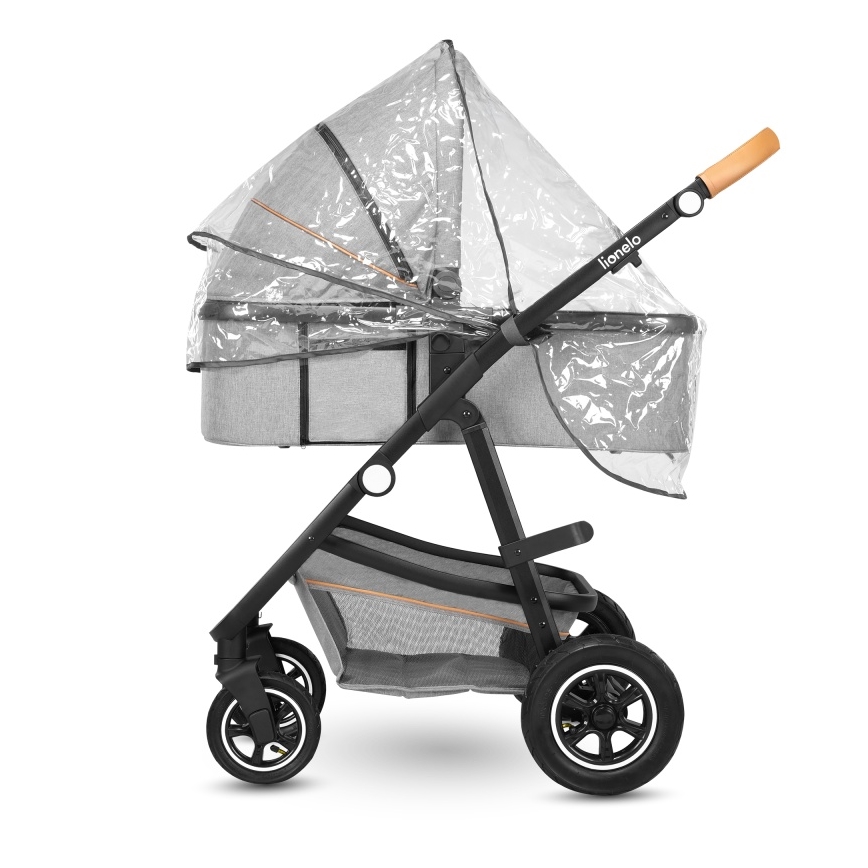 Lionelo - Kombinerad 2-i-1-barnvagn AMBER Grey Stone