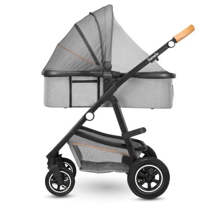 Lionelo - Kombinerad 2-i-1-barnvagn AMBER Grey Stone