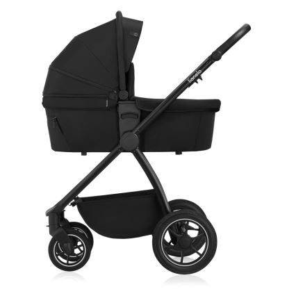 Lionelo - Kombinerad 2-i-1 barnvagn MERIL Black Onyx