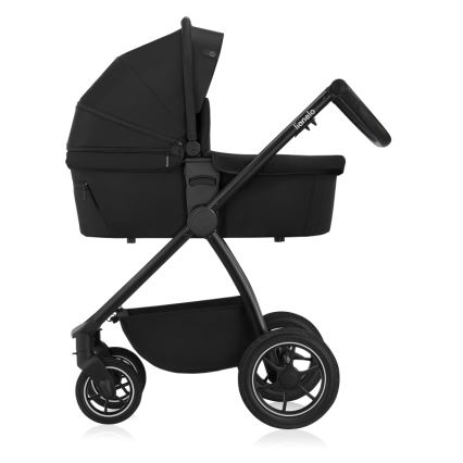 Lionelo - Kombinerad 2-i-1 barnvagn MERIL Black Onyx