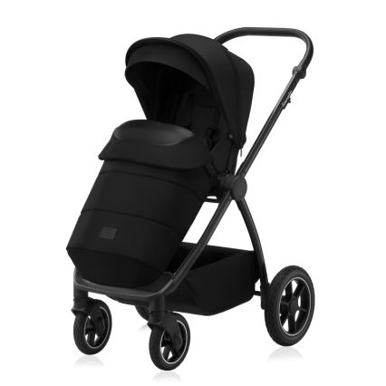 Lionelo - Kombinerad 2-i-1 barnvagn MERIL Black Onyx