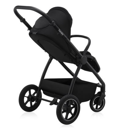 Lionelo - Kombinerad 2-i-1 barnvagn MERIL Black Onyx