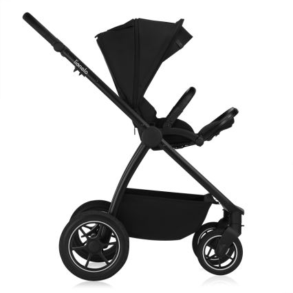Lionelo - Kombinerad 2-i-1 barnvagn MERIL Black Onyx