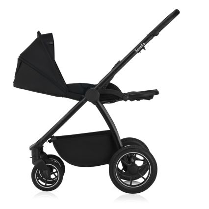 Lionelo - Kombinerad 2-i-1 barnvagn MERIL Black Onyx