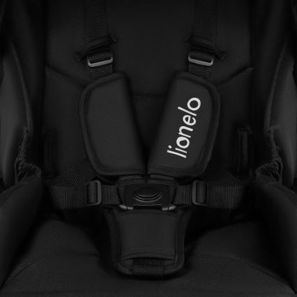 Lionelo - Kombinerad 2-i-1 barnvagn MERIL Black Onyx
