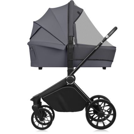 Lionelo - Kombinerad 2-i-1-barnvagn MIKA PLUS Grey Stone