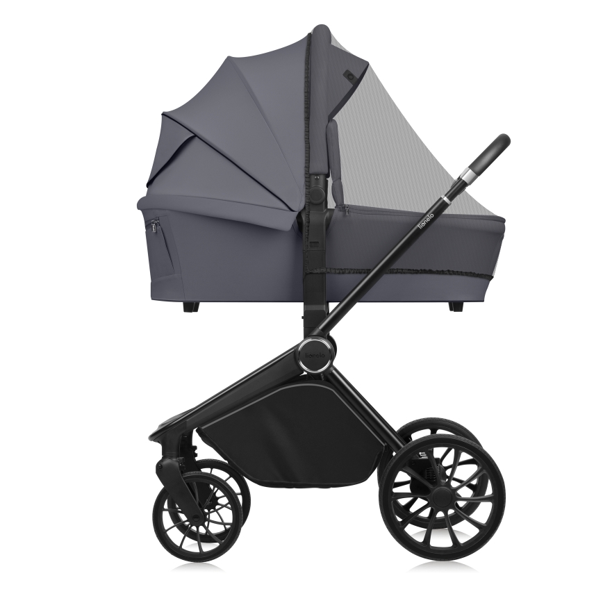 Lionelo - Kombinerad 2-i-1-barnvagn MIKA PLUS Grey Stone