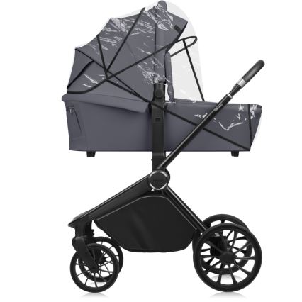 Lionelo - Kombinerad 2-i-1-barnvagn MIKA PLUS Grey Stone
