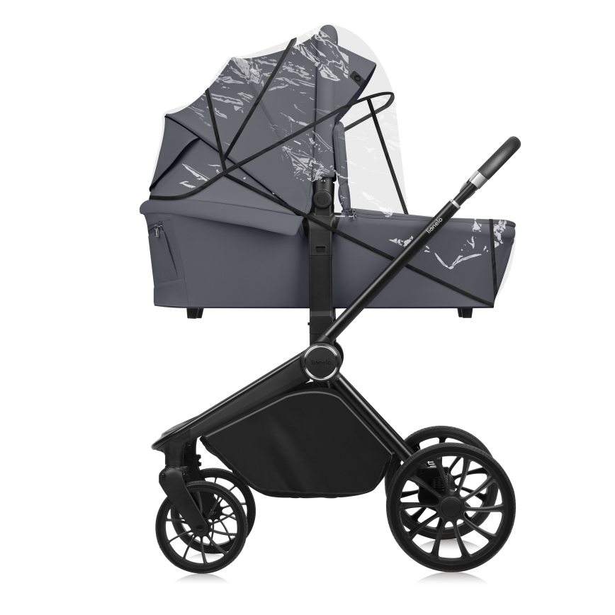 Lionelo - Kombinerad 2-i-1-barnvagn MIKA PLUS Grey Stone