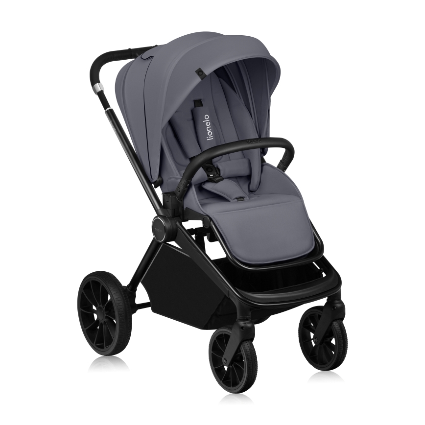 Lionelo - Kombinerad 2-i-1-barnvagn MIKA PLUS Grey Stone