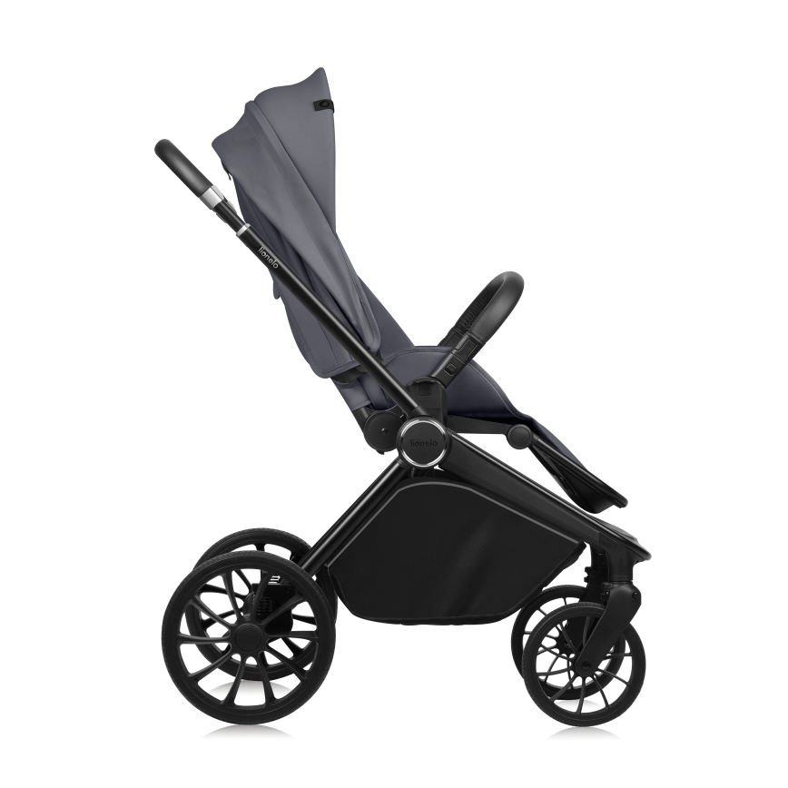 Lionelo - Kombinerad 2-i-1-barnvagn MIKA PLUS Grey Stone
