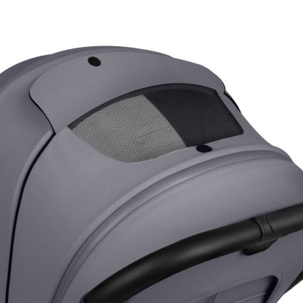 Lionelo - Kombinerad 2-i-1-barnvagn MIKA PLUS Grey Stone